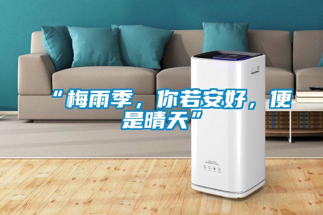 “梅雨季，你若安好，便是晴天”