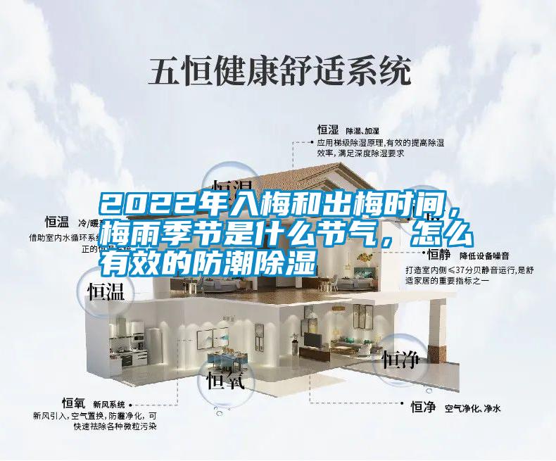 2022年入梅和出梅時(shí)間，梅雨季節(jié)是什么節(jié)氣，怎么有效的防潮除濕