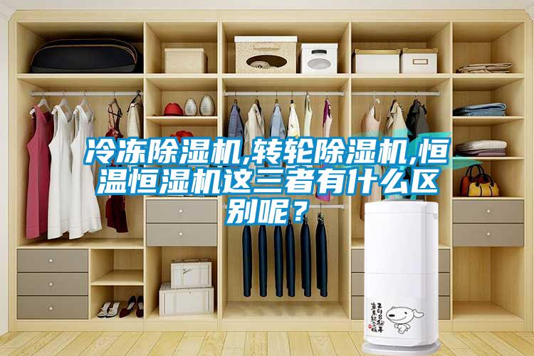 冷凍除濕機,轉(zhuǎn)輪除濕機,恒溫恒濕機這三者有什么區(qū)別呢?