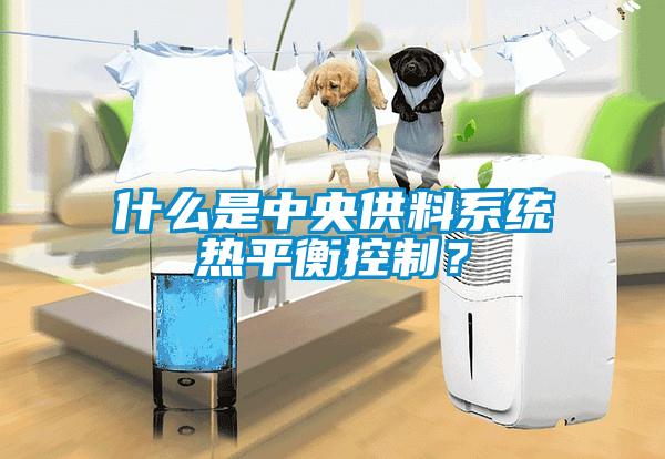 什么是中央供料系統(tǒng)熱平衡控制？