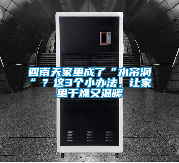 回南天家里成了“水簾洞”？這3個小辦法，讓家里干燥又溫暖