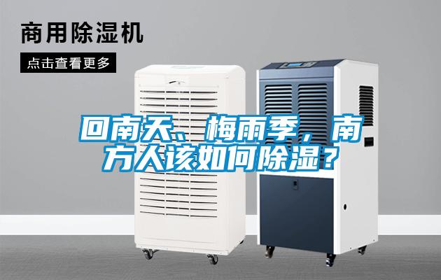 回南天、梅雨季，南方人該如何除濕？