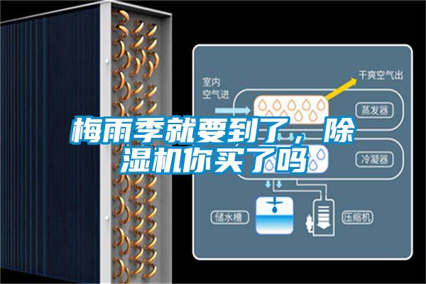 梅雨季就要到了，除濕機你買了嗎