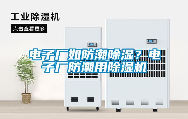 電子廠如防潮除濕？電子廠防潮用除濕機(jī)