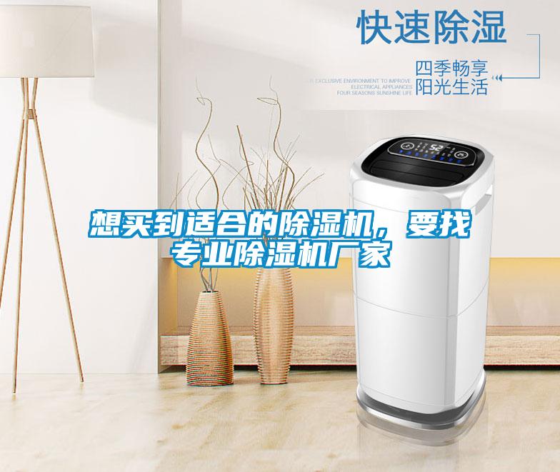 想買到適合的除濕機，要找專業(yè)除濕機廠家