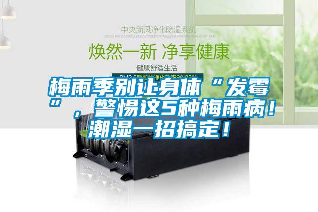 梅雨季別讓身體“發(fā)霉”，警惕這5種梅雨病！潮濕一招搞定！