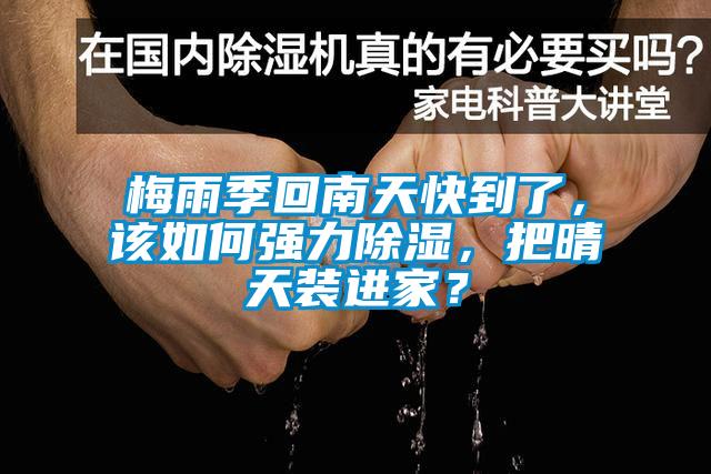 梅雨季回南天快到了，該如何強(qiáng)力除濕，把晴天裝進(jìn)家？