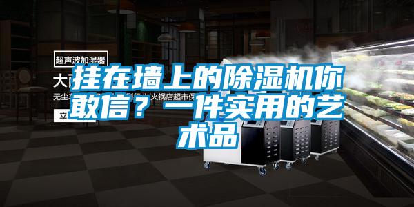 掛在墻上的除濕機你敢信？一件實用的藝術品
