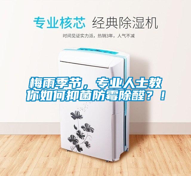 梅雨季節(jié)，專業(yè)人士教你如何抑菌防霉除醛？！