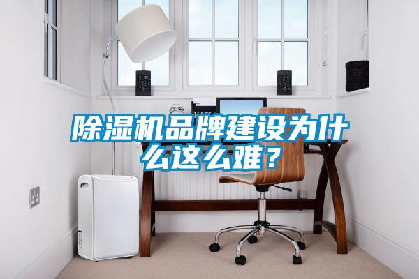 除濕機品牌建設(shè)為什么這么難？