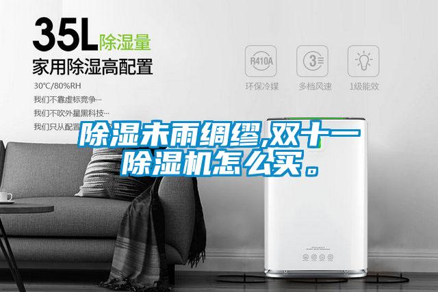 除濕未雨綢繆,雙十一除濕機怎么買。