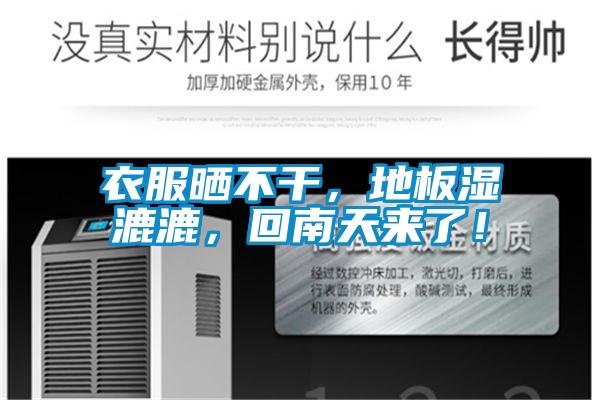 衣服曬不干，地板濕漉漉，回南天來了！