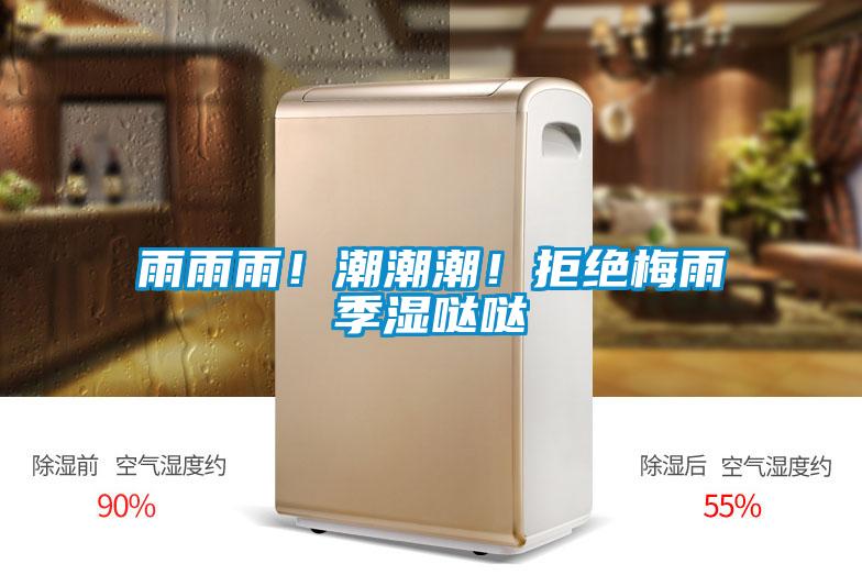 雨雨雨！潮潮潮！拒絕梅雨季濕噠噠