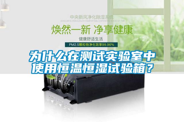 為什么在測試實驗室中使用恒溫恒濕試驗箱？