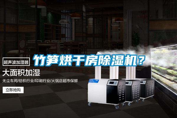 竹筍烘干房除濕機？