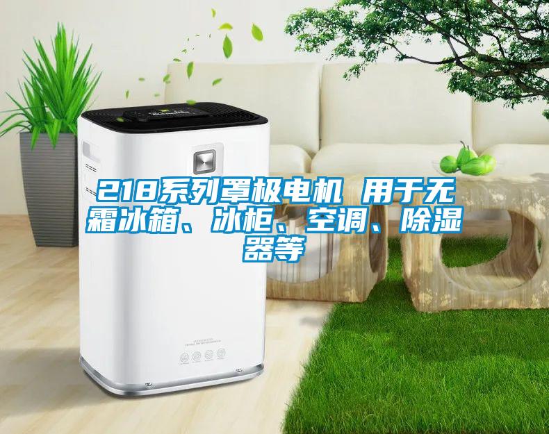 218系列罩極電機 用于無霜冰箱、冰柜、空調(diào)、除濕器等