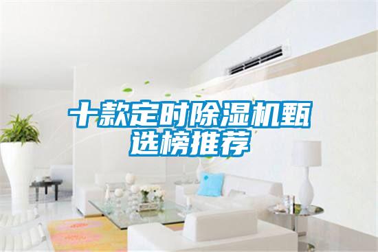 十款定時(shí)除濕機(jī)甄選榜推薦
