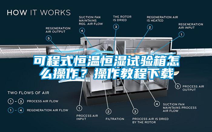 可程式恒溫恒濕試驗(yàn)箱怎么操作？操作教程下載