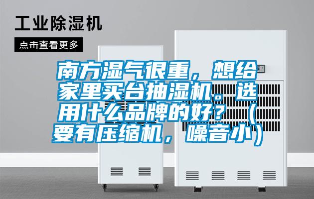 南方濕氣很重，想給家里買臺抽濕機(jī)。選用什么品牌的好？（要有壓縮機(jī)，噪音小）