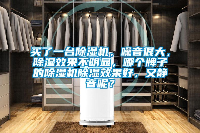 買了一臺(tái)除濕機(jī)，噪音很大，除濕效果不明顯，哪個(gè)牌子的除濕機(jī)除濕效果好，又靜音呢？