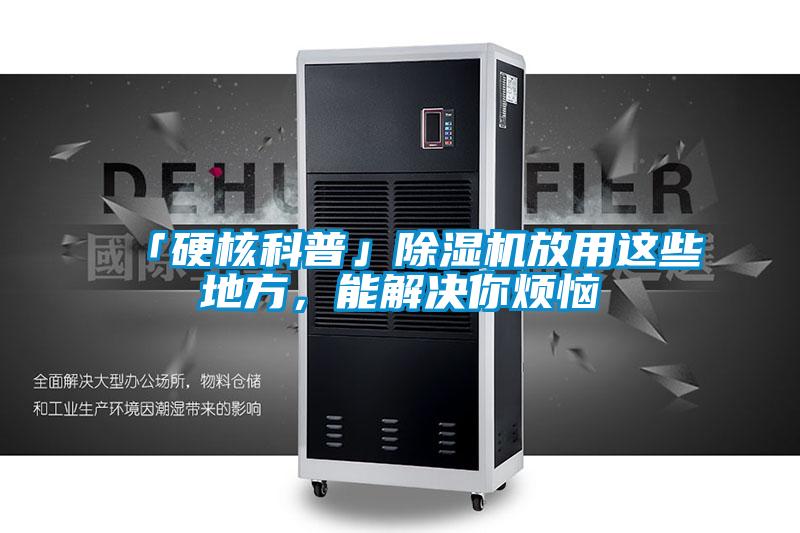 「硬核科普」除濕機放用這些地方，能解決你煩惱