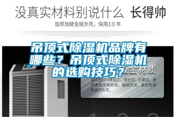 吊頂式除濕機(jī)品牌有哪些？吊頂式除濕機(jī)的選購(gòu)技巧？