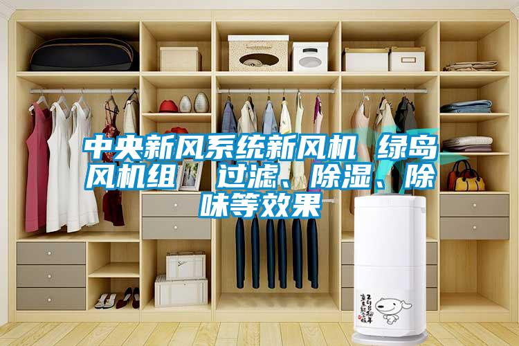 中央新風(fēng)系統(tǒng)新風(fēng)機(jī) 綠島風(fēng)機(jī)組  過(guò)濾、除濕、除味等效果
