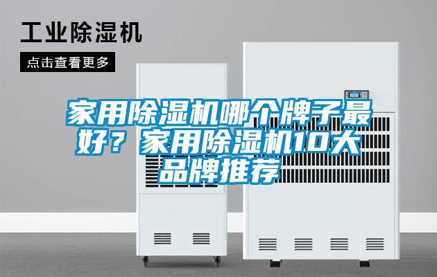 家用除濕機哪個牌子最好？家用除濕機10大品牌推薦