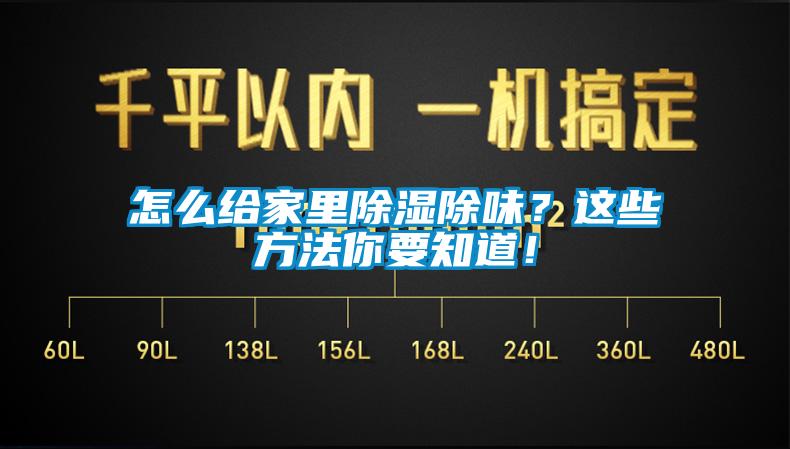 怎么給家里除濕除味？這些方法你要知道！