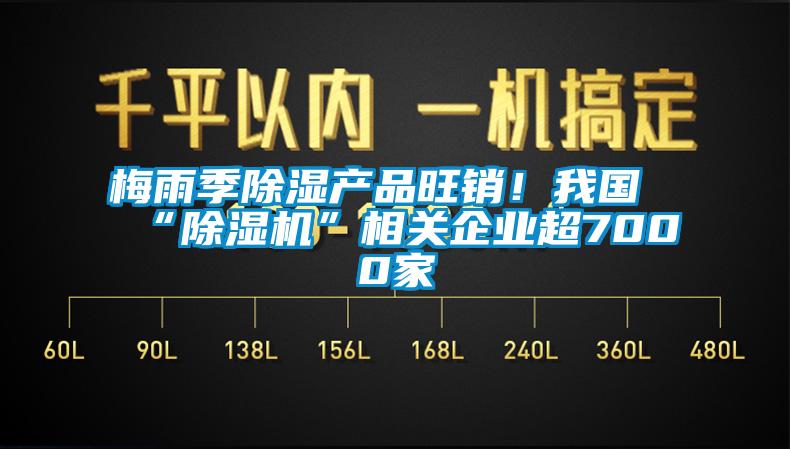 梅雨季除濕產(chǎn)品旺銷！我國“除濕機(jī)”相關(guān)企業(yè)超7000家