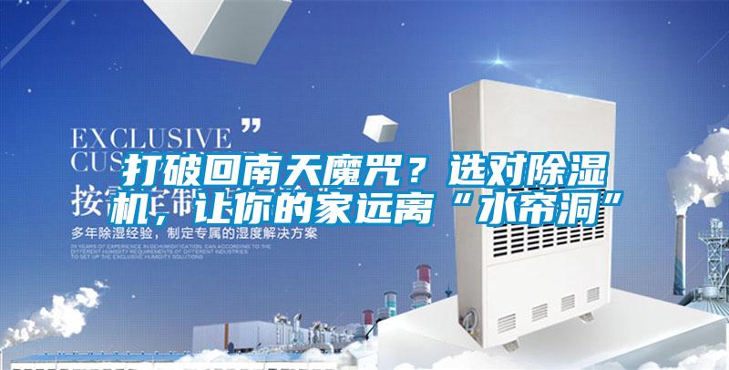 打破回南天魔咒？選對除濕機，讓你的家遠離“水簾洞”