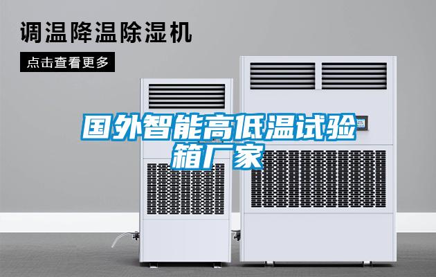 國外智能高低溫試驗(yàn)箱廠家