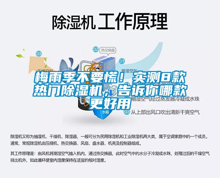 梅雨季不要慌！實測8款熱門除濕機，告訴你哪款更好用