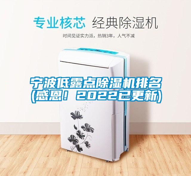 寧波低露點(diǎn)除濕機(jī)排名(感恩！2022已更新)
