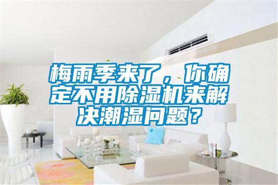 梅雨季來了，你確定不用除濕機(jī)來解決潮濕問題？
