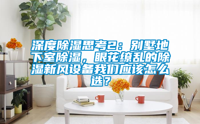深度除濕思考2：別墅地下室除濕，眼花繚亂的除濕新風(fēng)設(shè)備我們應(yīng)該怎么選？
