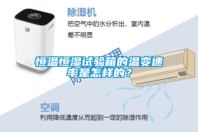 恒溫恒濕試驗箱的溫變速率是怎樣的？
