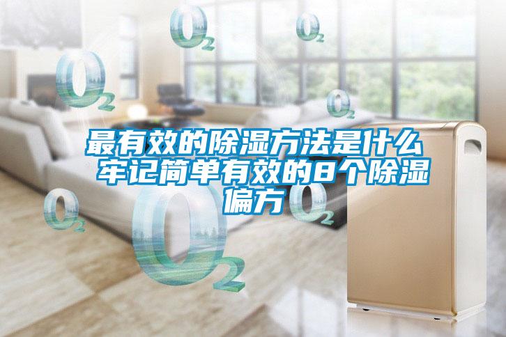 最有效的除濕方法是什么 牢記簡(jiǎn)單有效的8個(gè)除濕偏方