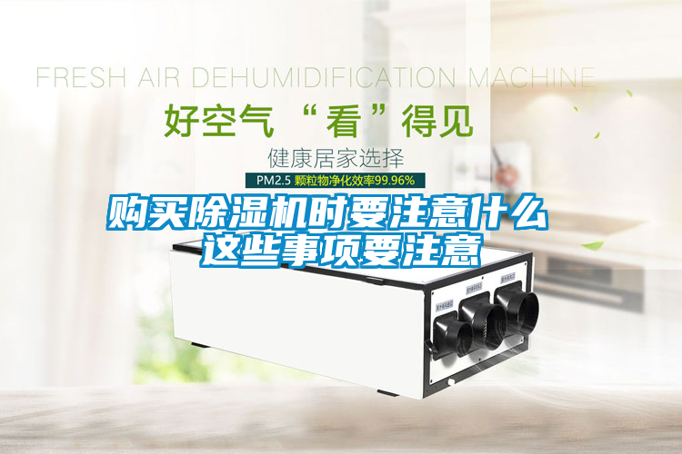 購(gòu)買除濕機(jī)時(shí)要注意什么 這些事項(xiàng)要注意
