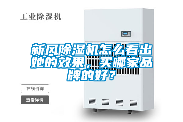 新風(fēng)除濕機(jī)怎么看出她的效果，買(mǎi)哪家品牌的好？