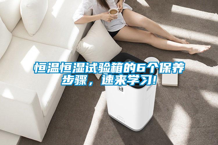 恒溫恒濕試驗(yàn)箱的6個(gè)保養(yǎng)步驟，速來學(xué)習(xí)!