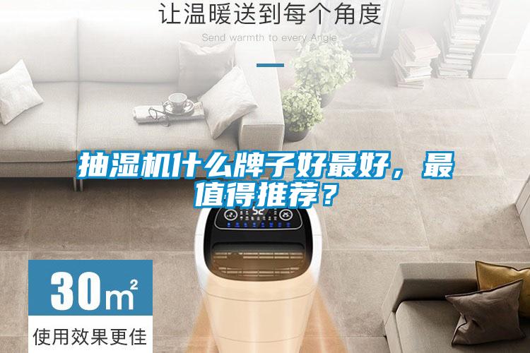 抽濕機什么牌子好最好，最值得推薦？