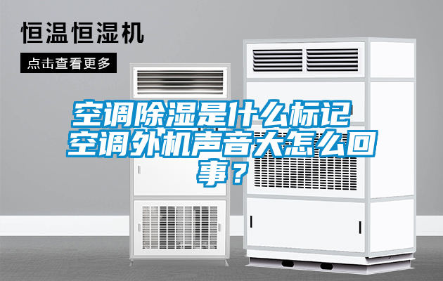 空調(diào)除濕是什么標記 空調(diào)外機聲音大怎么回事？