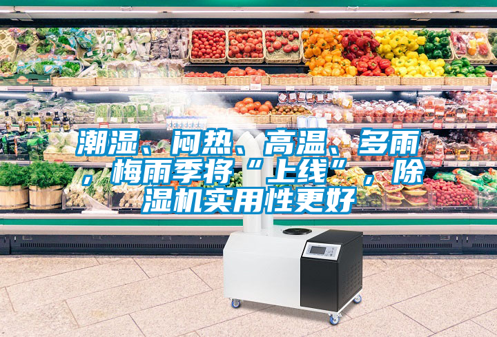 潮濕、悶熱、高溫、多雨，梅雨季將“上線”，除濕機(jī)實用性更好