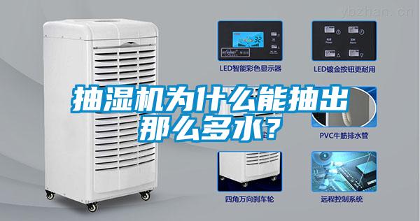 抽濕機為什么能抽出那么多水？