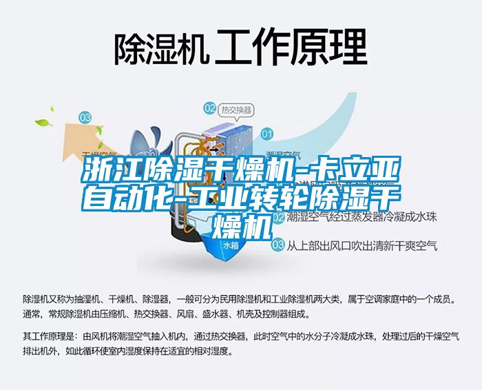 浙江除濕干燥機-卡立亞自動化-工業(yè)轉(zhuǎn)輪除濕干燥機