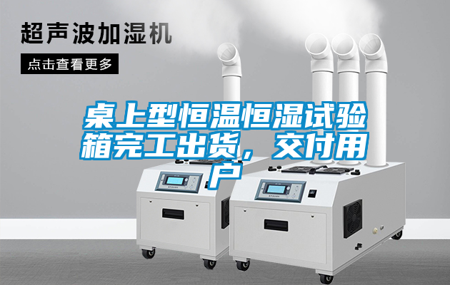 桌上型恒溫恒濕試驗(yàn)箱完工出貨，交付用戶