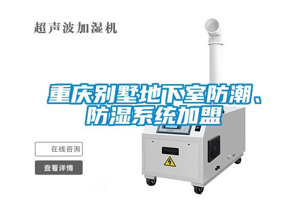 重慶別墅地下室防潮、防濕系統(tǒng)加盟