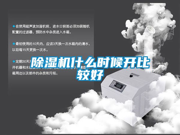 除濕機(jī)什么時候開比較好