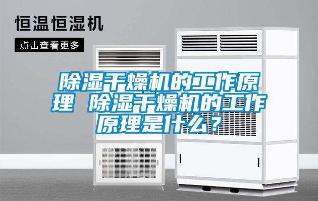 除濕干燥機的工作原理 除濕干燥機的工作原理是什么？